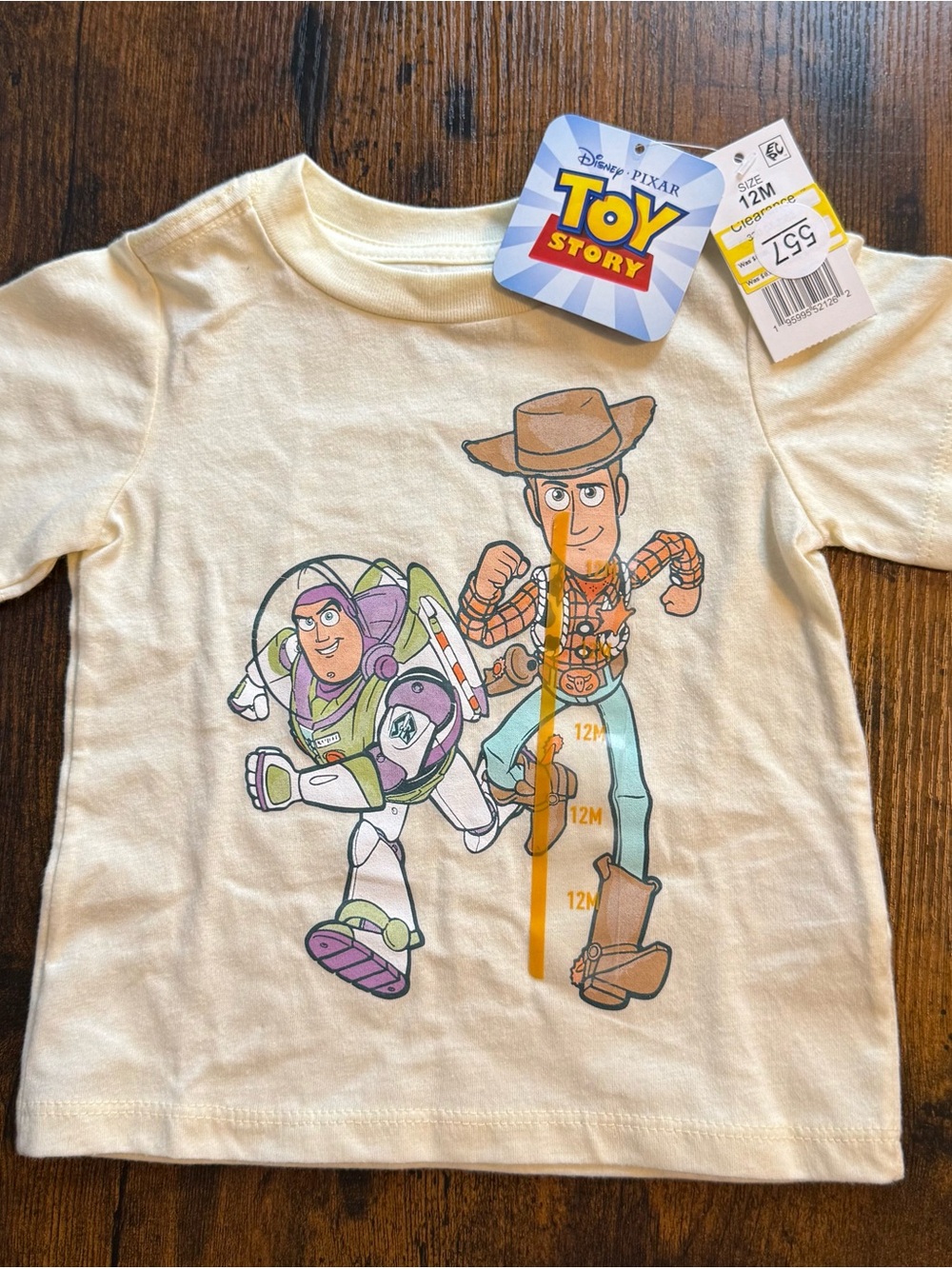 Disney/Pixar Toy Story T-Shirt Size 12M